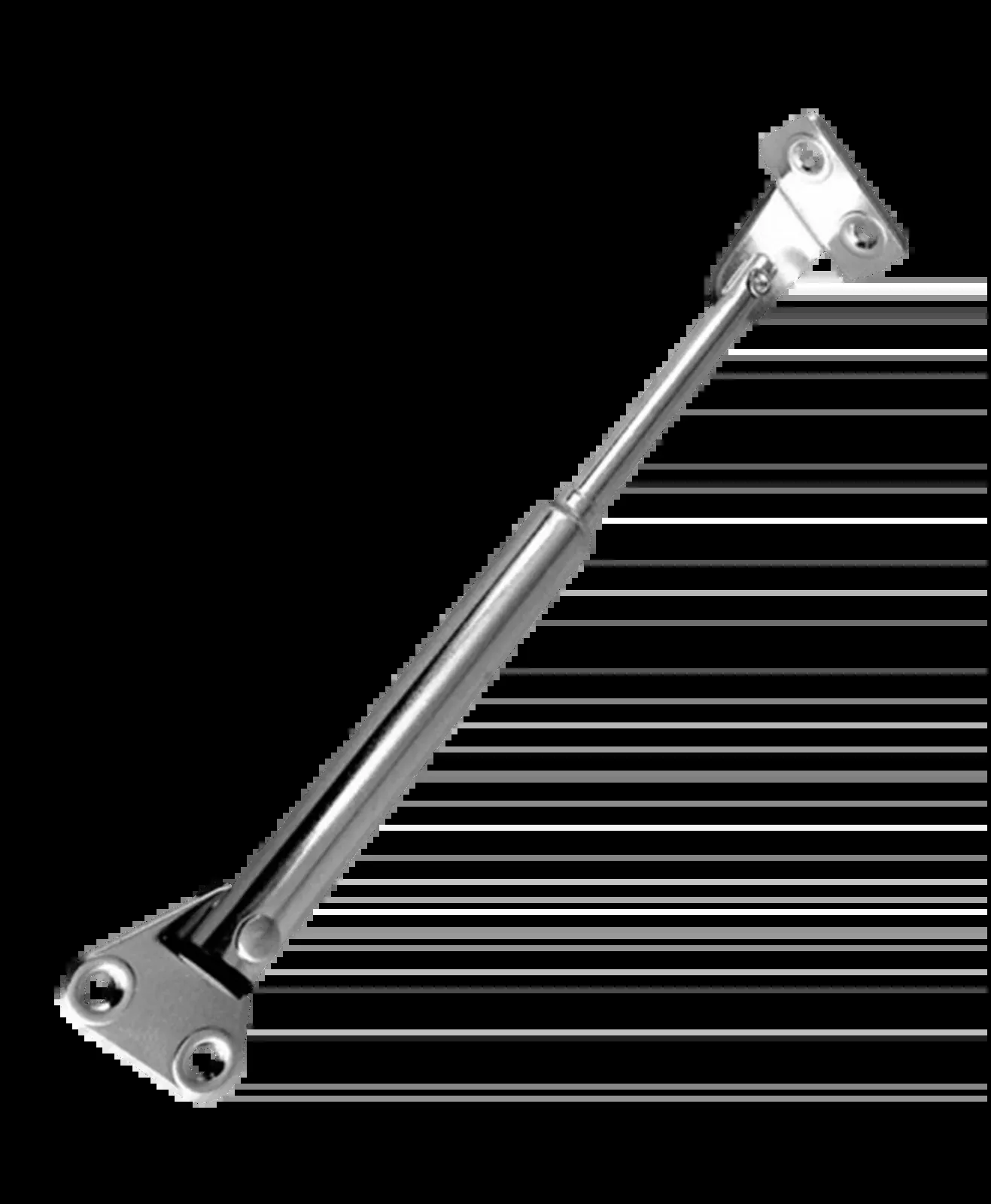 Cupboard Stay Chrome 250mm