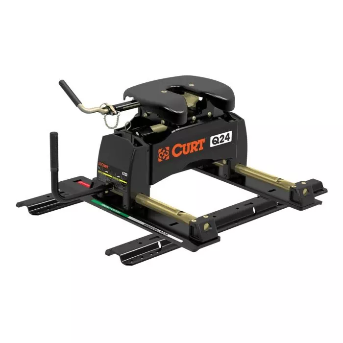 CURT 24K Q24 Slider 5th Wheel Hitch With Universal Install Kit