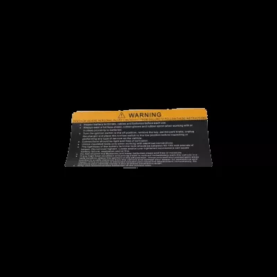 Decal, Warning, Inner Mirror
