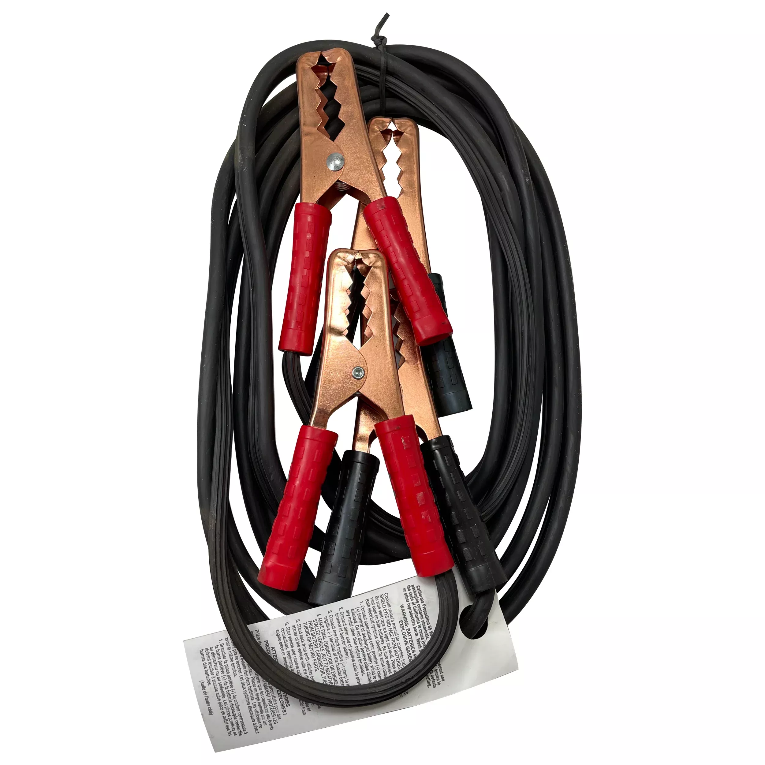 Deka 00153 Heavy Duty 12 FT 10 Gauge Booster Emergency Battery Jumper Cable
