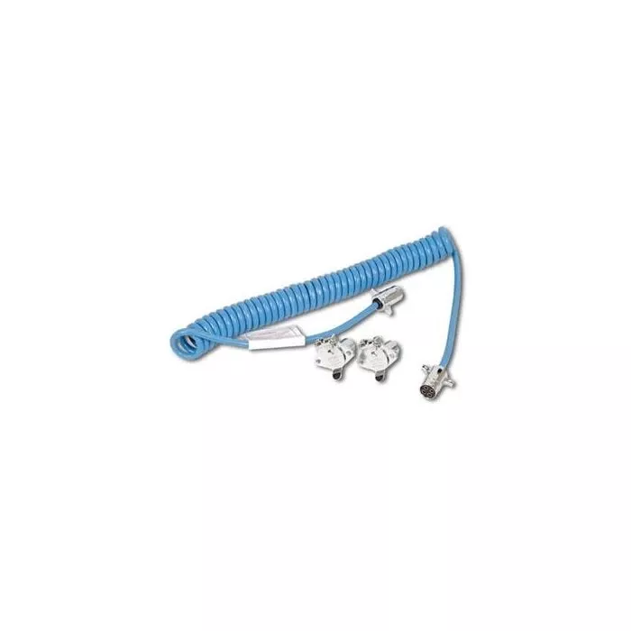 Demco 7 Way Blade To 6 Way Round Trailer Wiring Connector Adapter