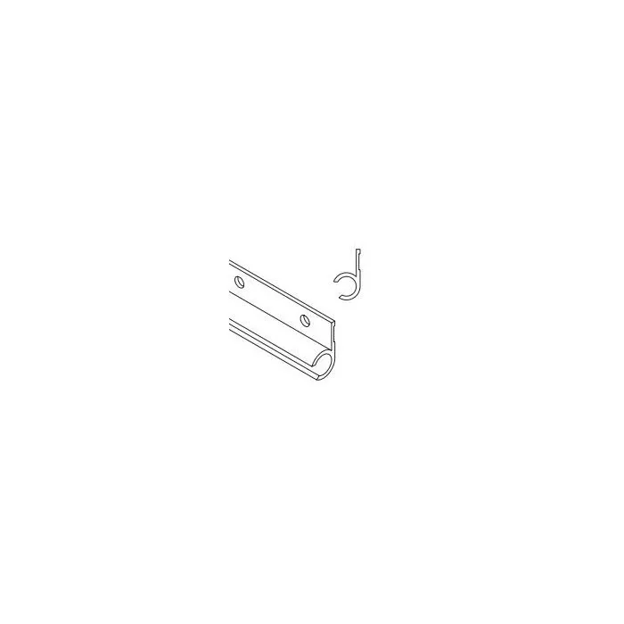 Dometic White 15′ Awning Fabric Rail Kit