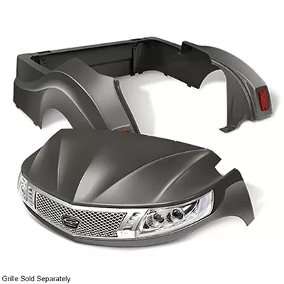 DoubleTake Phoenix Body Kit with Street Legal LED Light Kit, Yamaha Drive2, Graphite