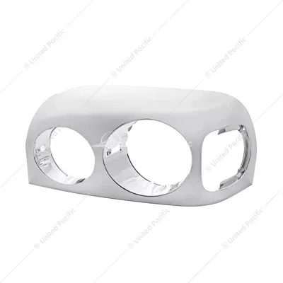 Driver Chrome Headlight Bezel For 1996-2004 Freightliner Century