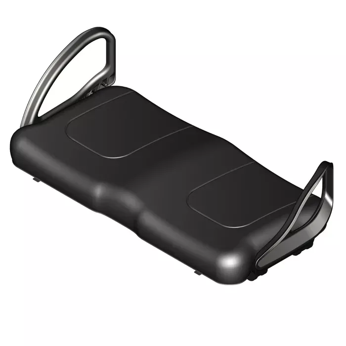 E-Z-GO Contoured Front Seat Bottom Assembly (Black)