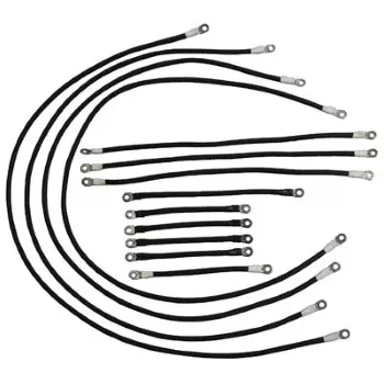 E-Z-GO Electric 600-Volt 4-Gauge Heavy-Duty Weld Cable Set (Fits 1994-Up)