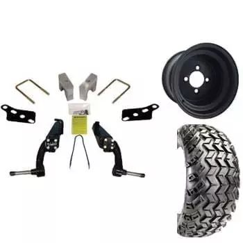 E-Z-GO Electric TXT Jake’s 6 inch Lift / Wheel & Tire Combo (Works with 1994.5-2001.5)