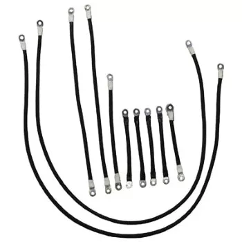 E-Z-GO PDS / DCS Electric 600-Volt 4-Gauge Heavy-Duty Weld Cable Set (Fits 1975-Up)