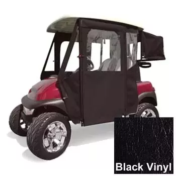 E-Z-GO RXV Black Vinyl Door Max Enclosure (Works with 2008-Up)