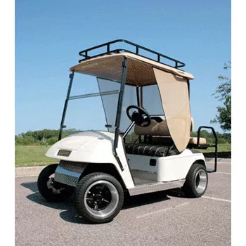 E-Z-GO RXV Sun Screen Kit W/Aluminum Tracks and Black Curtains (Works with 2008-Up)