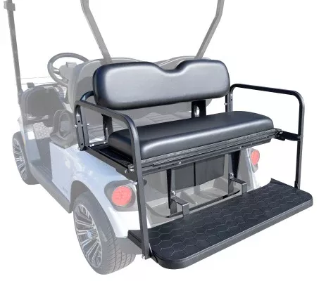 E-Z-GO Titan X Rear Seat Kit w/ Black Standard Seats