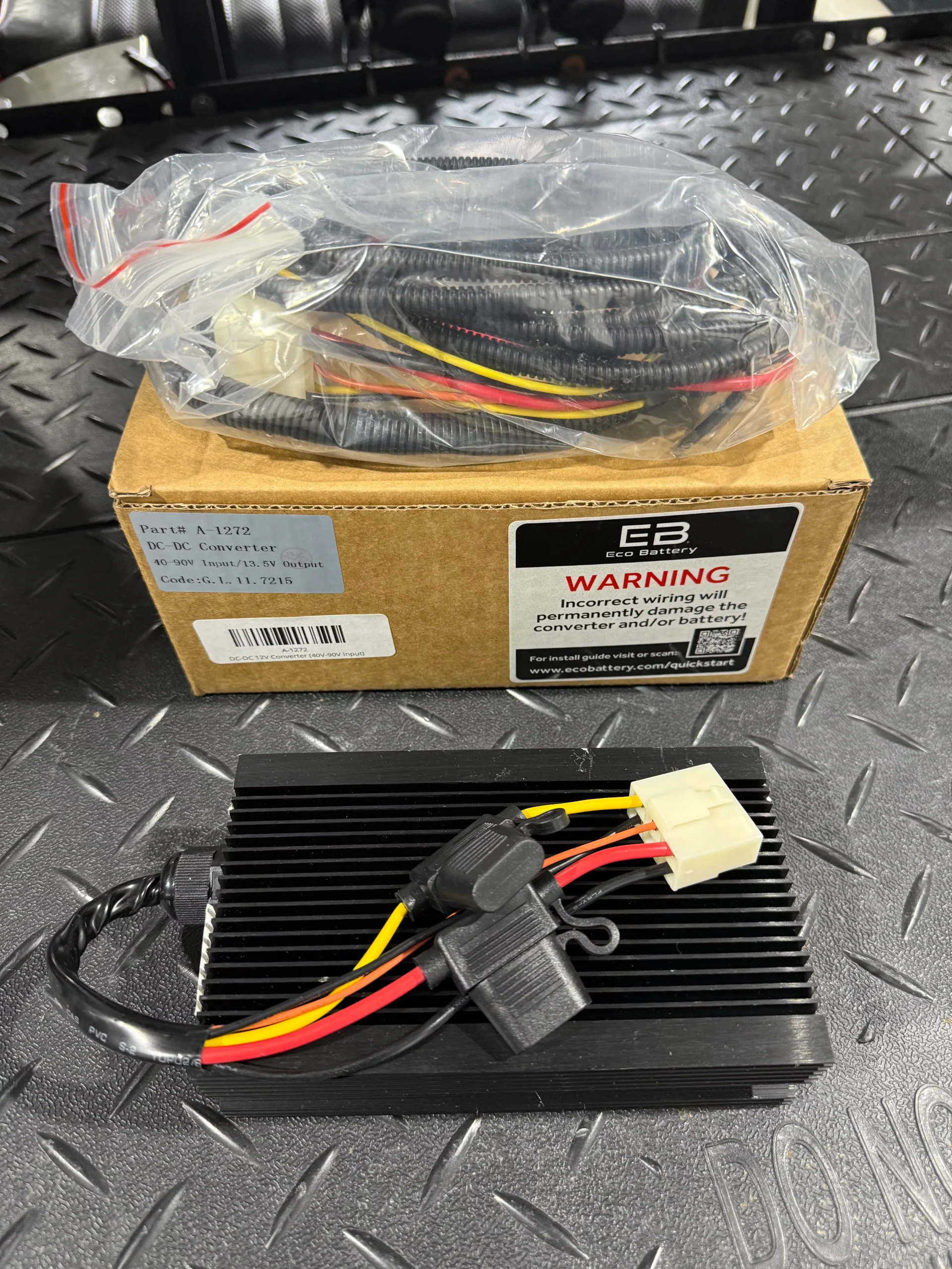 Eco Battery DC-DC 12V Converter (40V–90V Input)
