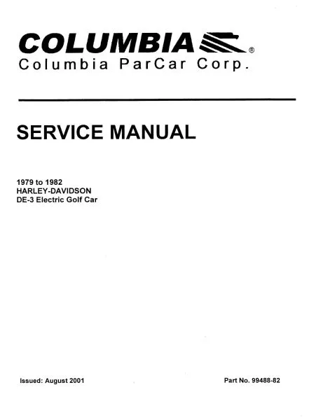 Electric Service Manual, '79-'82