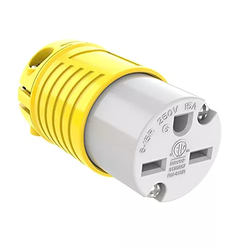 Electrical Replacement Female Connector 250V 15 Amp