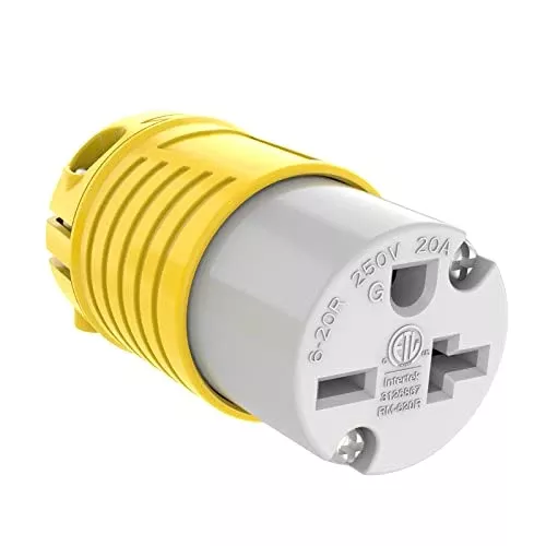 Electrical Replacement Female Connector 250V 20 Amp
