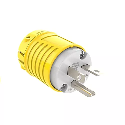 Electrical Replacement Male Plug 125V 20 Amp