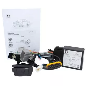 Erich Jaeger E-Kit Tow Bar Wiring Kit Suits Ford Ranger PXII, PXIII (Prepped) 08/15 - ON, includes OE Connectors and 7 Pin IP Rated Socket