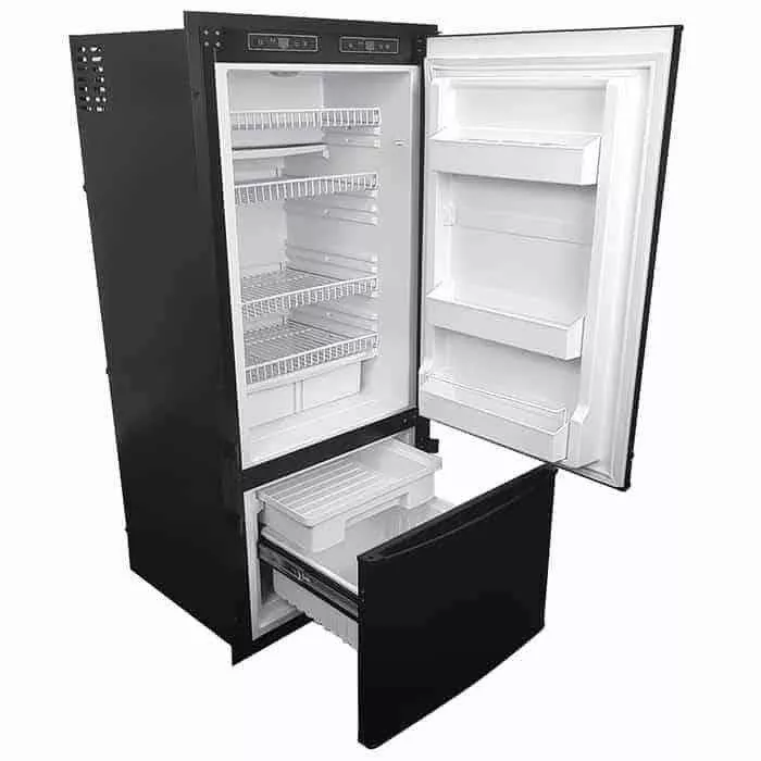 Evakool Elite Upright Fridge Freezer 208Litre Twin Compressor