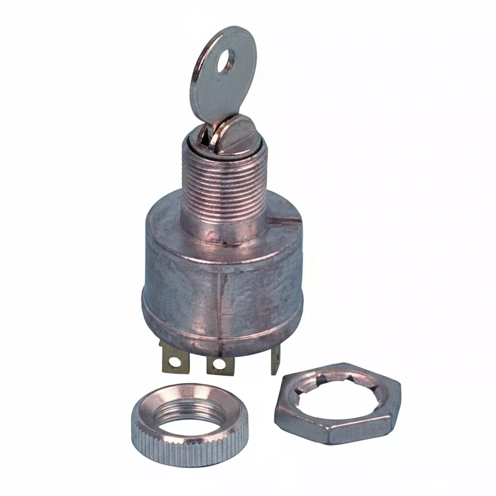 EZGO TXT & Marathon Key Switch | 4-Spade Terminal | Factory Lights