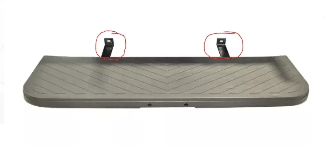 EZGO TXT Mounting Brackets for GTW Mach3 Footrest | Bagwell Bracket Connector