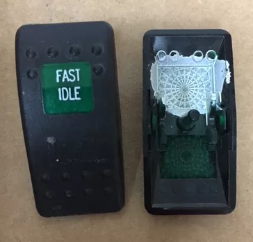 “Fast Idle” Switch Faceplate Contura II