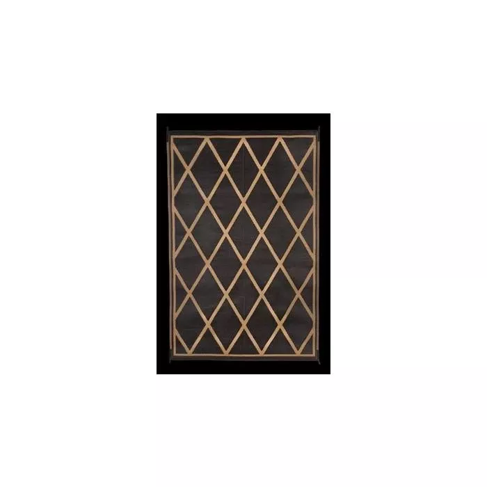 Faulkner 8′ X 20″ Black/Beige Reversible Deluxe Multi-Purpose Mat