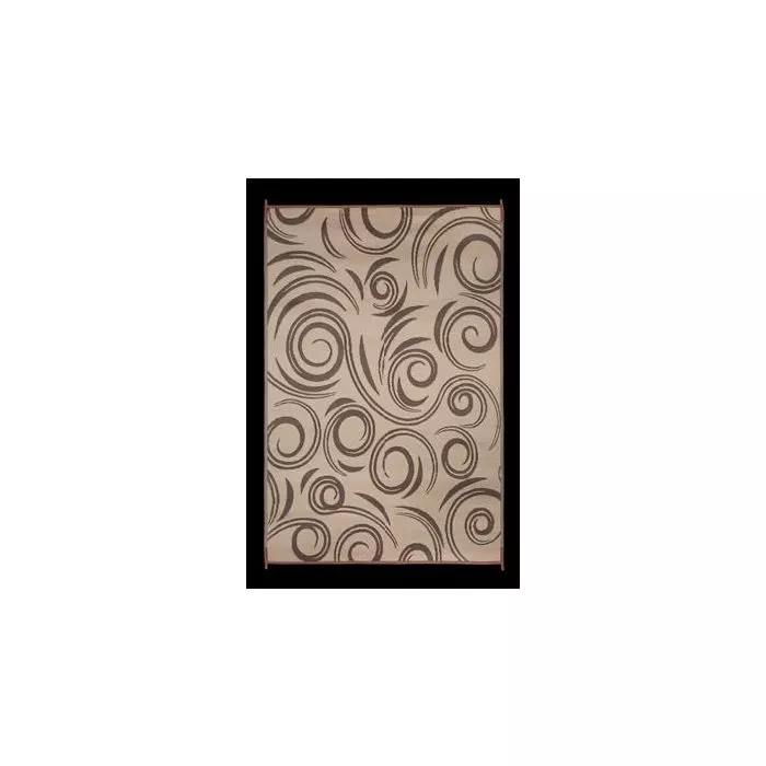 Faulkner 8′ X 20′ Brown/Beige Reversible Swirl Deluxe Multi-Purpose Mat