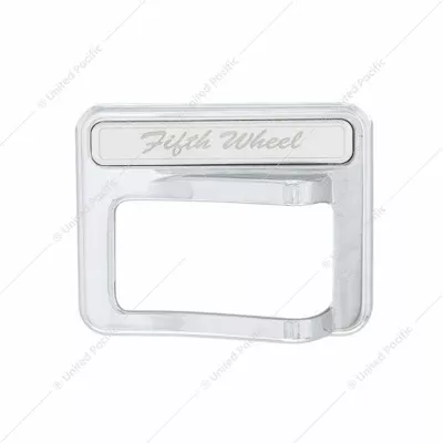 Fifth Wheel Chrome Rocker Switch Cover For Peterbilt 579 (2013-2019) & 567 (2014-2018)