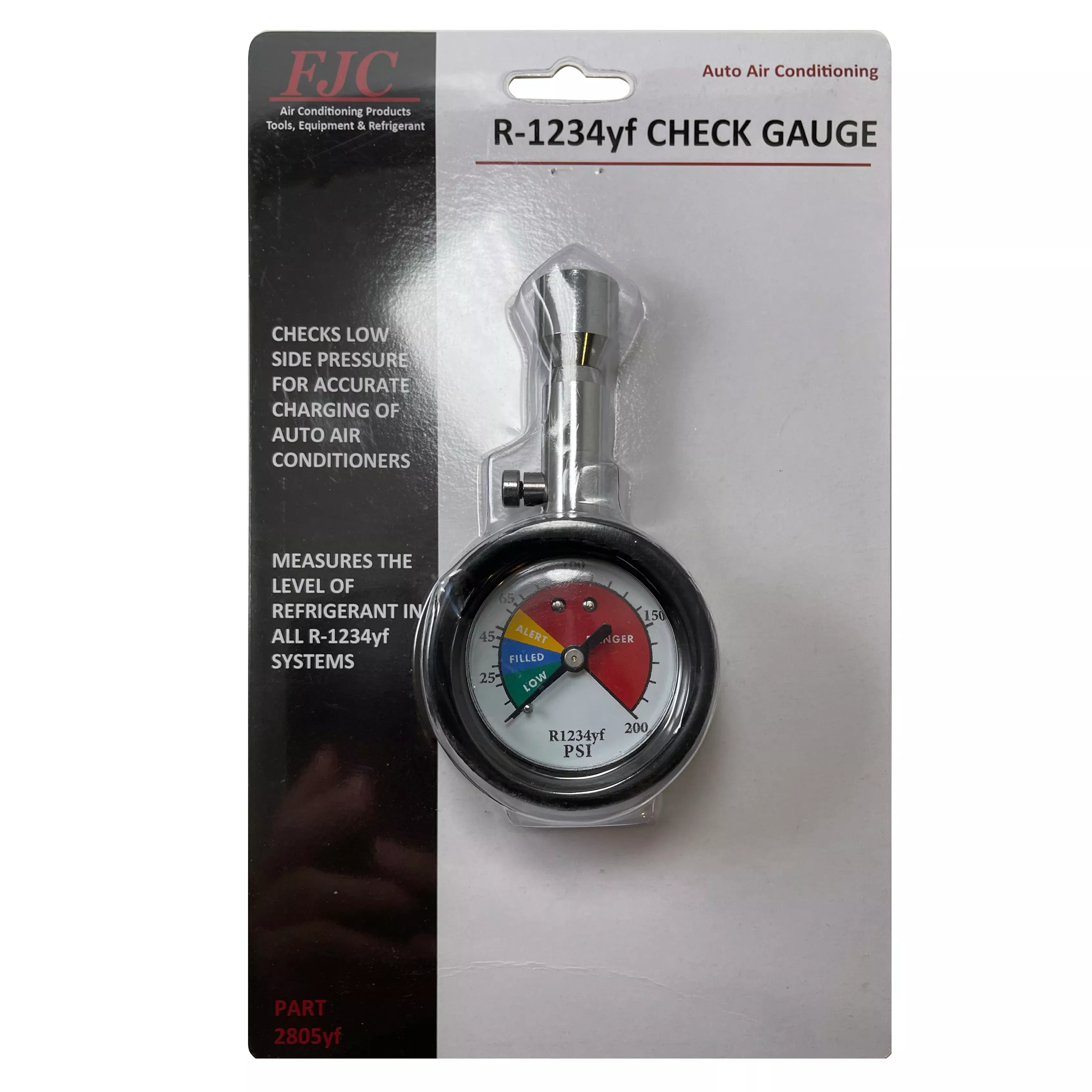 FJC 2805YF A/C Refrigerant R-1234yf Pressure Check Gauge