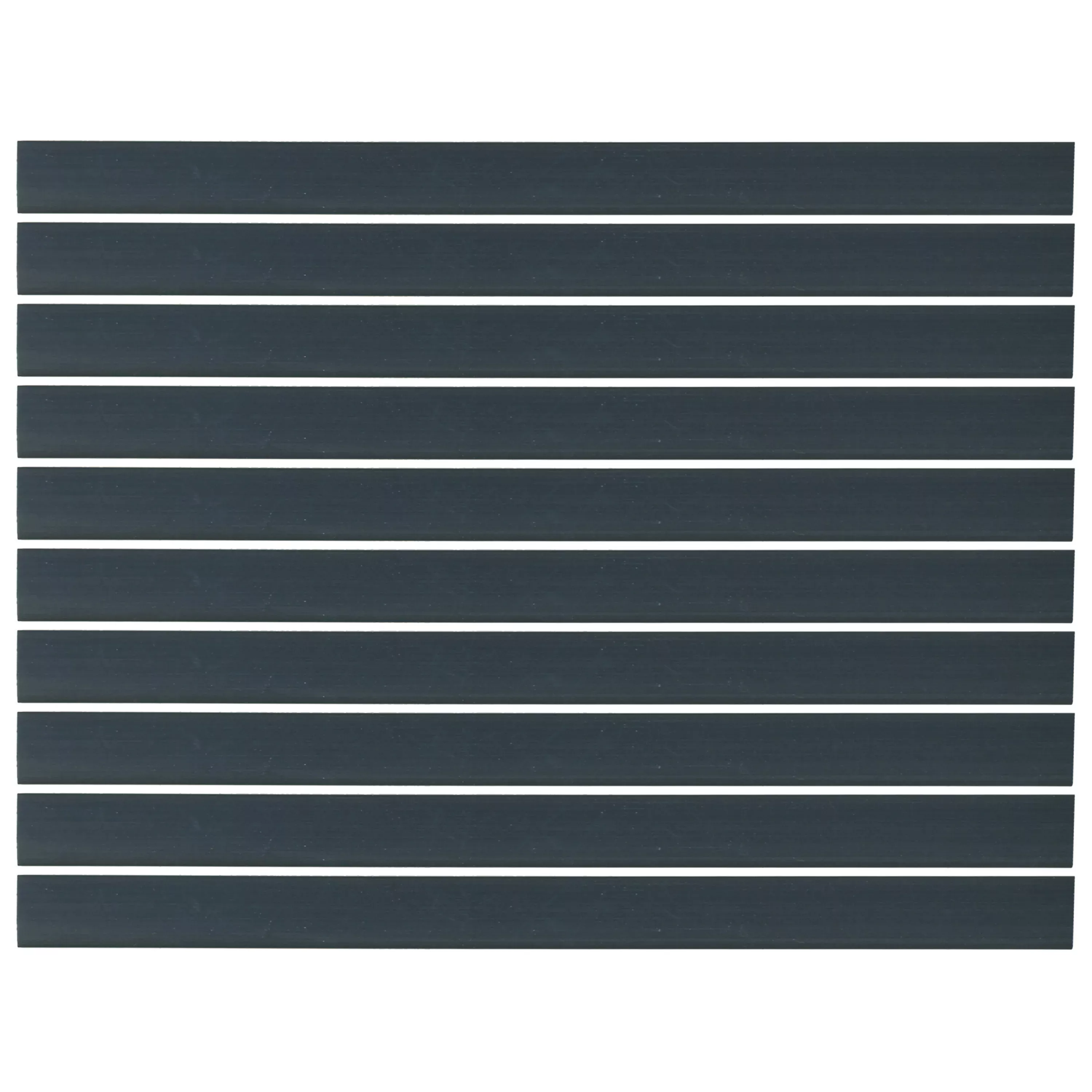 Flexible Thin Single Wall Non-Adhesive Heat Shrink Tubing 2:1 Black 1-1/2" ID - 12" Inch 10 Pack