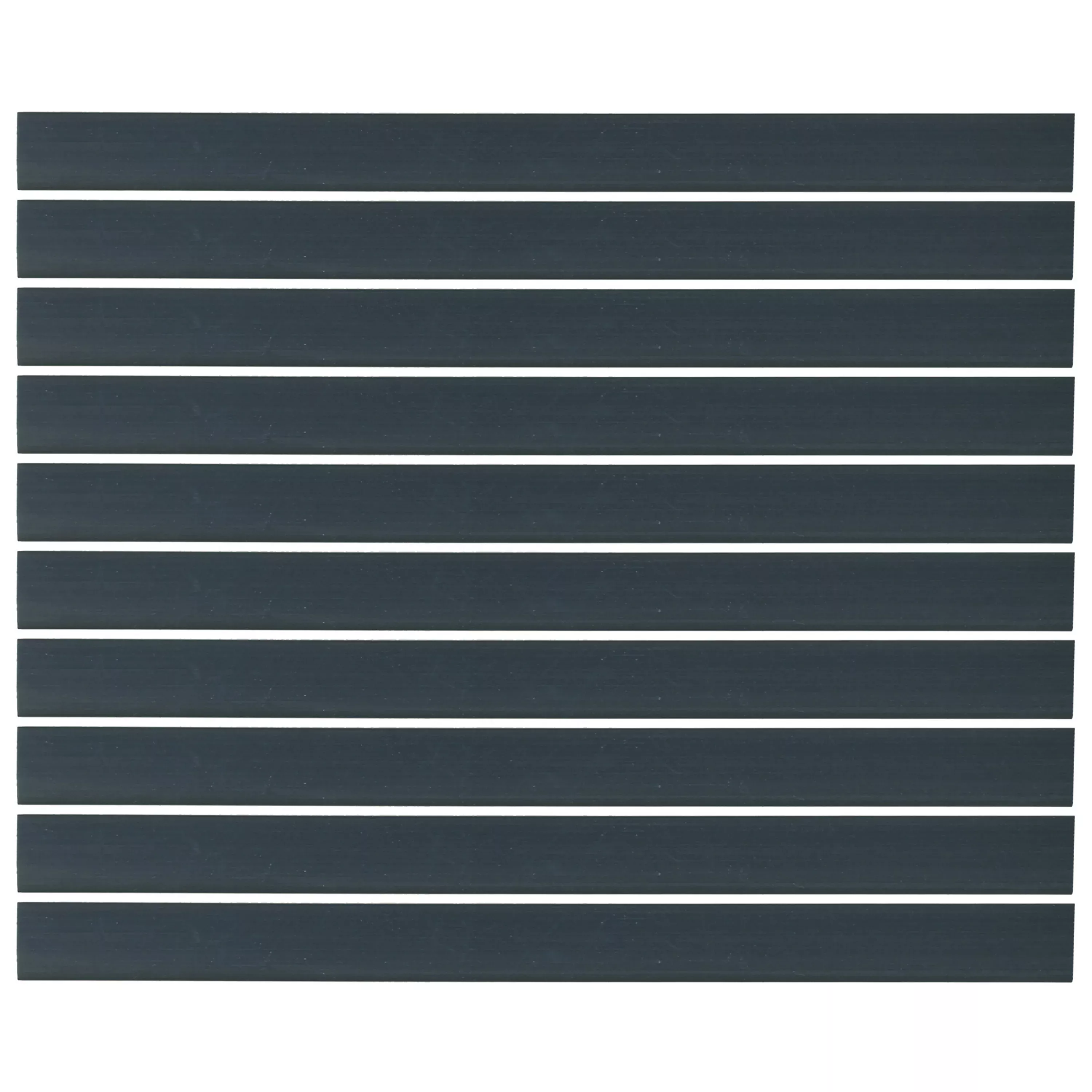 Flexible Thin Single Wall Non-Adhesive Heat Shrink Tubing 2:1 Black 2" ID - 12" Inch 10 Pack