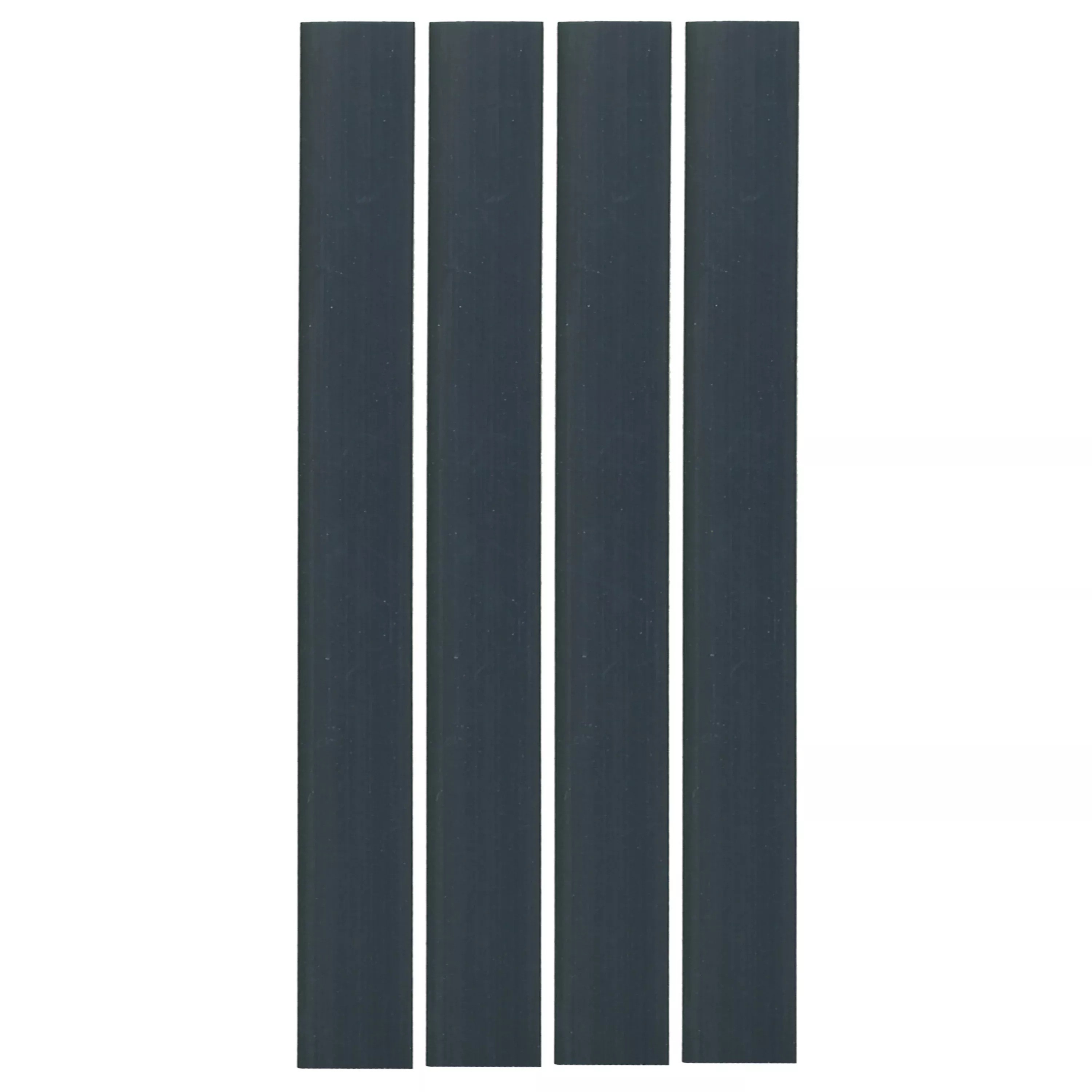 Flexible Thin Single Wall Non-Adhesive Heat Shrink Tubing 2:1 Black 3" ID - 48" Inch 4 Pack