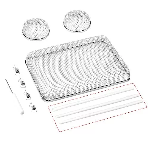 Flying Insect Screen for RV Water Heater Vent Cover 3 Pack (2.8 x 1.3 Inch )(8.5 x 6 x 1.3 Inch)