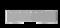 Freightliner 18" Drop Visor Mid Roof