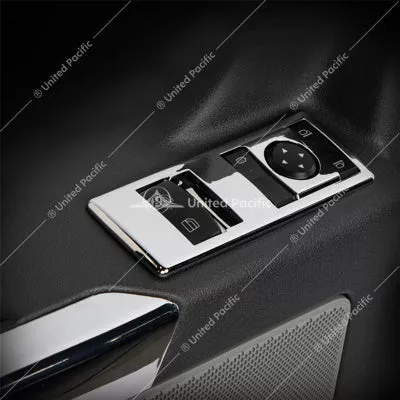 Freightliner Cascadia Chrome Door Switch Cover Driver