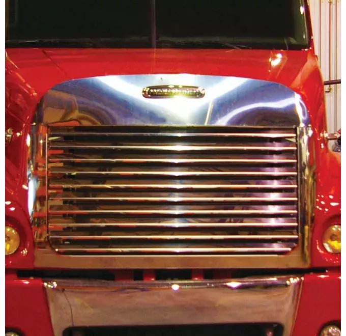 Freightliner Century Class (2005+) Hood shield Bug Deflector, Louvered Grill Surround