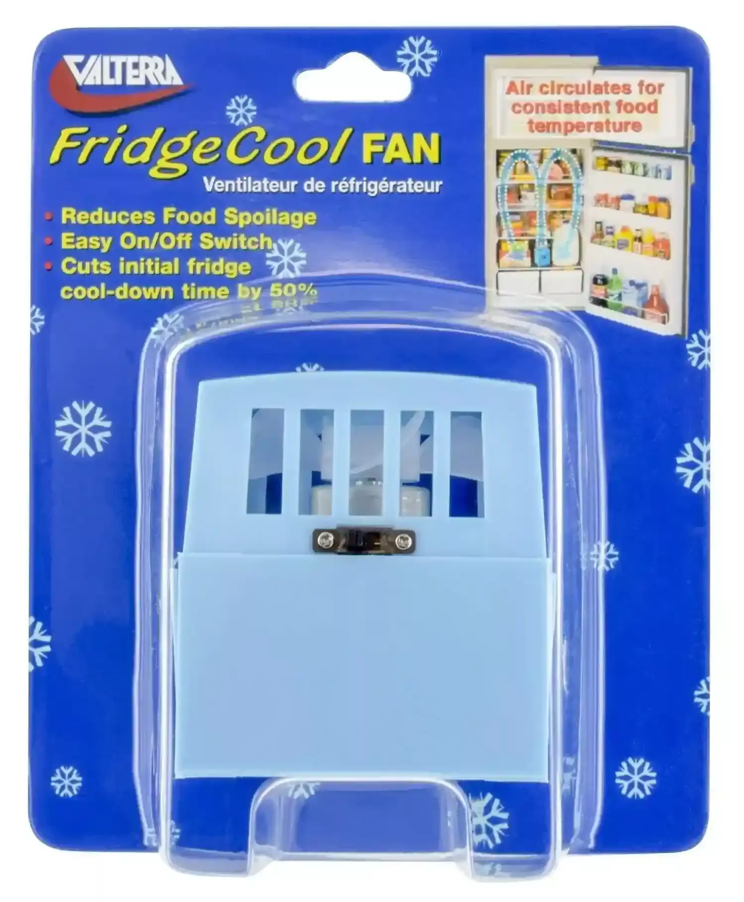 Fridge Vent Fan Valterra to Circulate Temperature Evenly Around your Fridge - 0337