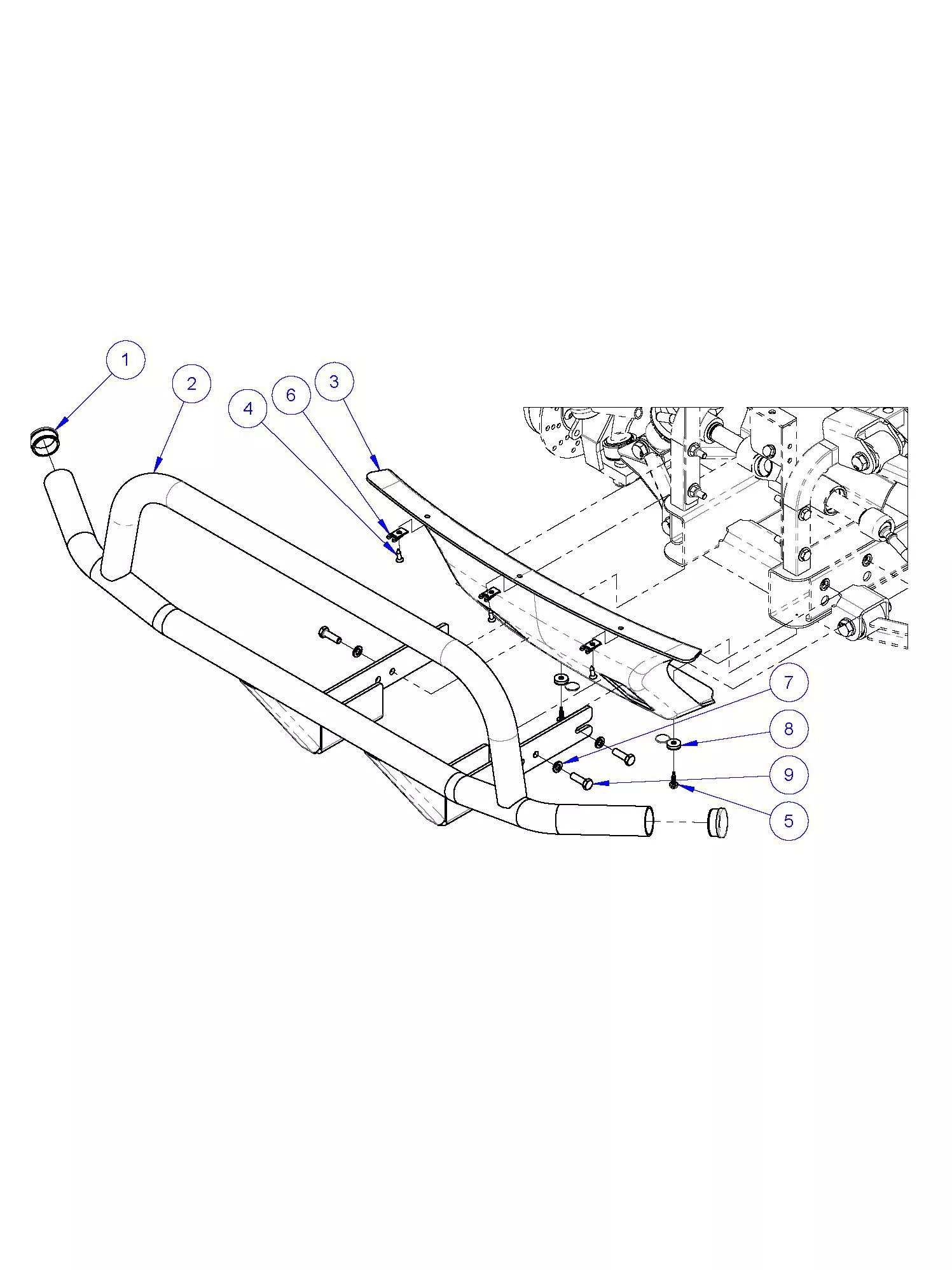 Front Bumper for Utilitruck