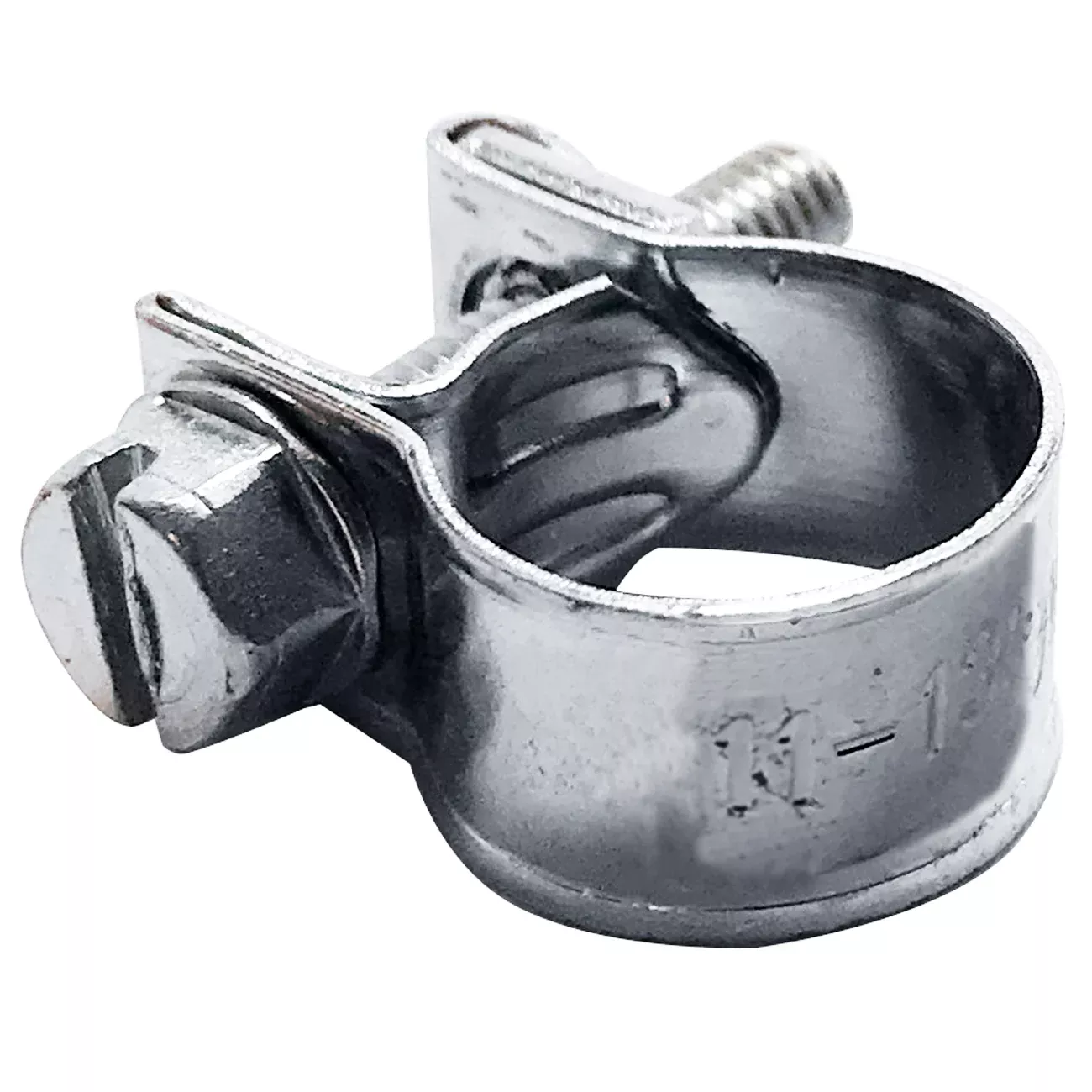Fuel Injection Hose Clamps - Solid Band - 1/4" - 10 or 100 Pack