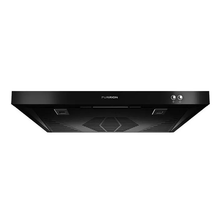 Furrion 12V RV Black Ductless Range Hood Vent W/Charcoal Filter