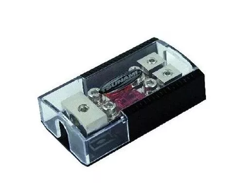FUSED DIST BLOCK- MANL 2P 4;2 - 8 AWG