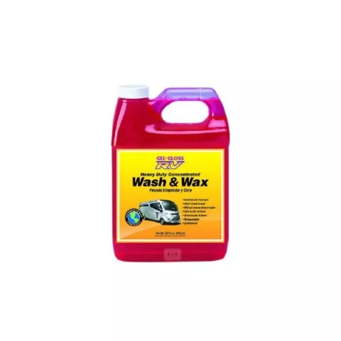 Gel-Gloss Heavy Duty RV Wash & Wax – 32 Oz.