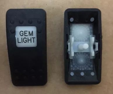 “Gem Light” Switch Faceplate Contura II