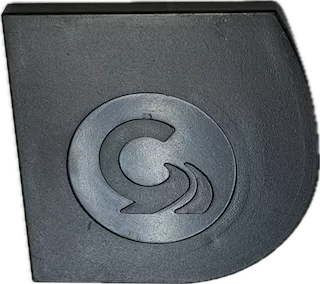 GIRARD Awning 2022303487 Black Left Hand End Cap