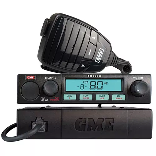 GME Radio UHF5W Compact fully featured remote mount with ScanSuite