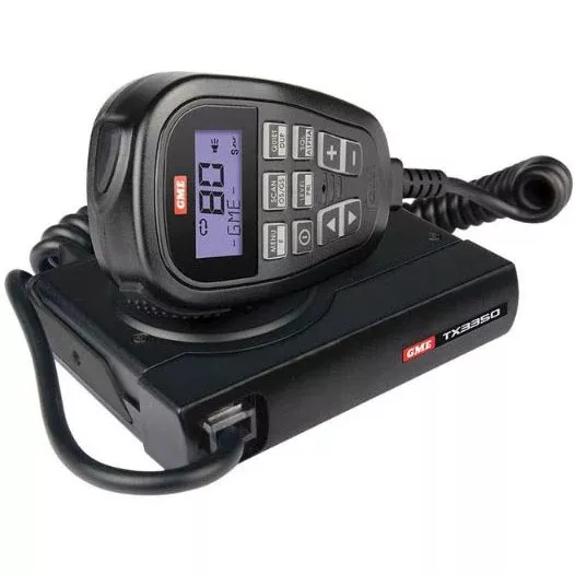 GME UHF Radio 5W TX3350 Value Pack With SoundPath Speaker Microphone AE4018K3 Ant