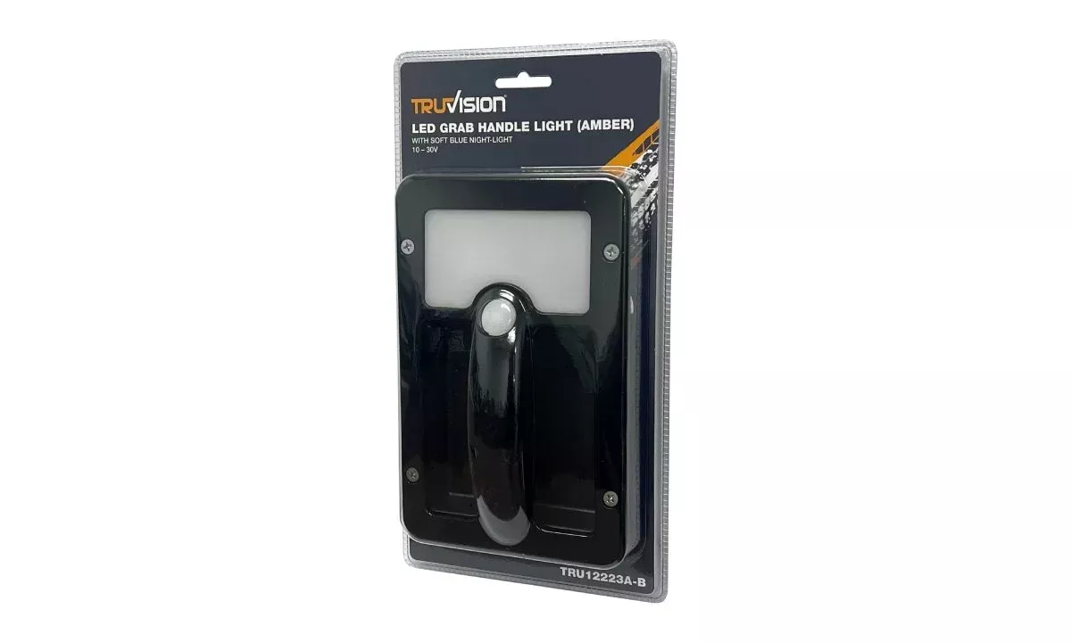GRAB HANDLE LAMP AMBER LED - BLISTER