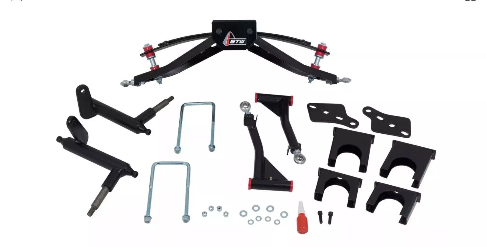 GTW 6" Double A-Arm Lift Kit for Club Car Precedent, Tempo & Onward (2004-Up)