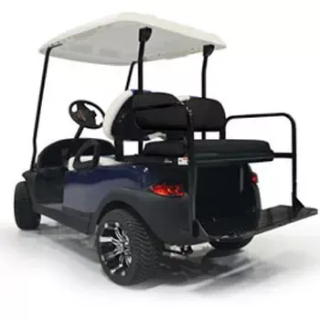 GTW E-Z-GO RXV Black Rear Flip Seat (Works with 2008-Up)