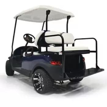GTW E-Z-GO TXT/T48 White Rear Flip Seat (Works with 2001.5-Up)
